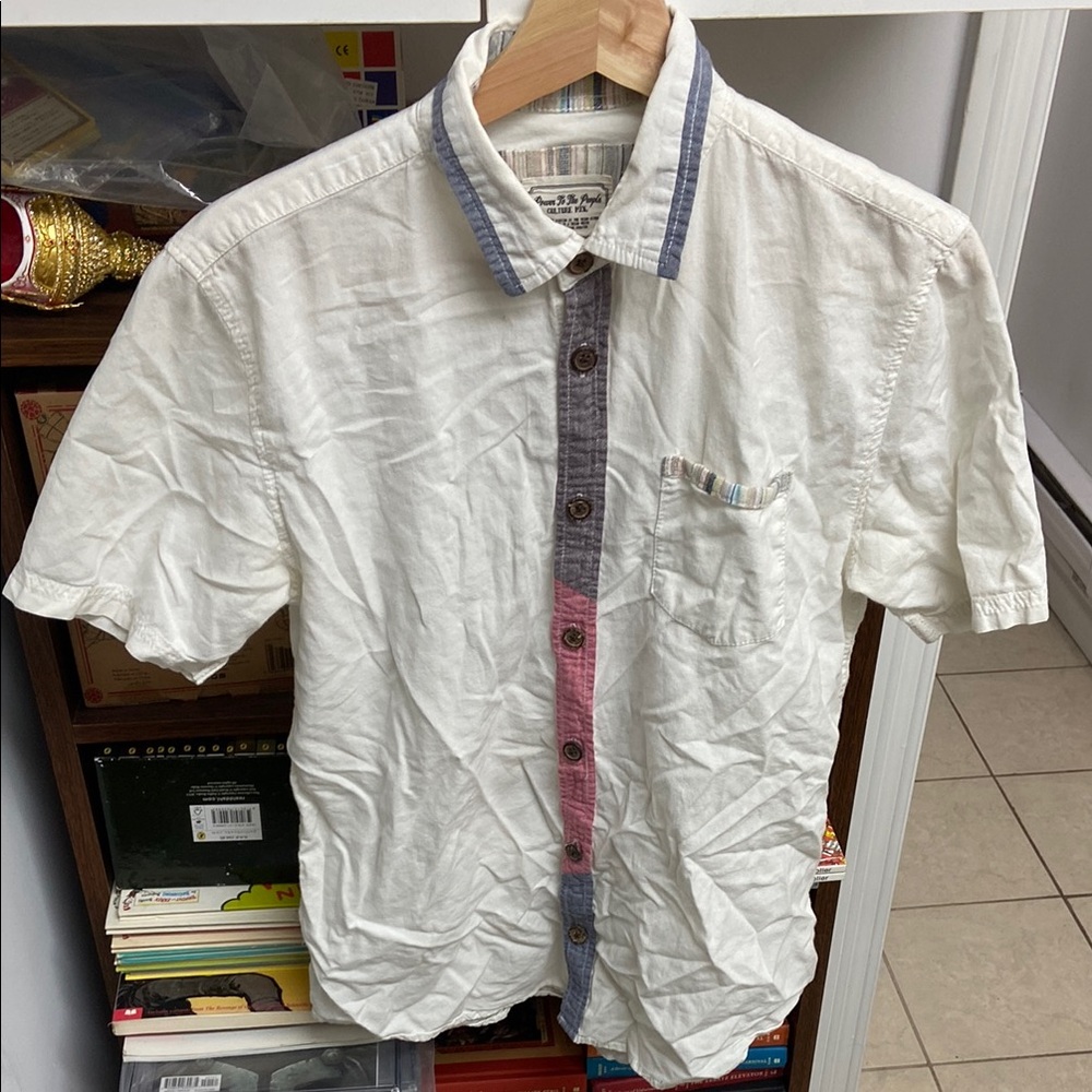 Power to the People Culture Mix Men's Multicolor Casual Shirt